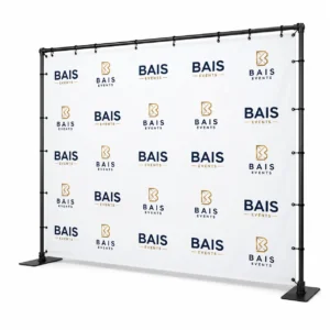 Custom Backdrop Banner with Stand