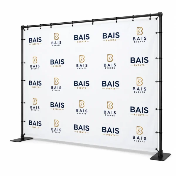 Oakridge Backdrop Banner Custom Backdrop Banner with Stand