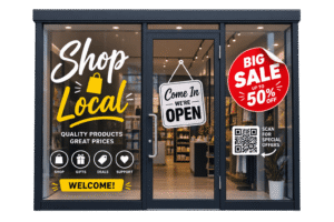 compressed (28) Custom Printed Shop Window Stickers & Decals