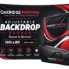 Oakridge Backdrop Banner Custom Backdrop Banner UK | Step & Repeat Event Printing
