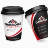 branded single wall and double wall takeaway coffee cups